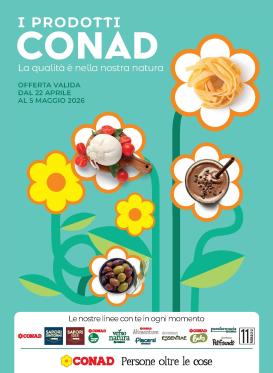 conad - Volantino futuro Conad - La Qualità è Nella Nostra Natura valido dal mercoledì 22/04/2026 al martedì 05/05/2026