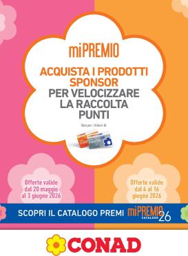 conad - Volantino Conad - miPremio per la prossima settimana dal mercoledì 20/05/2026 al martedì 16/06/2026