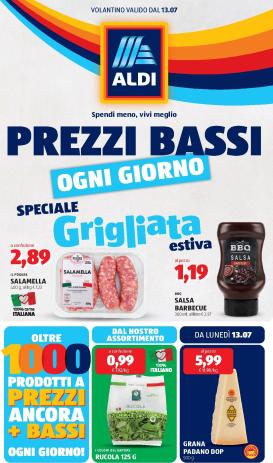 aldi - Volantino ALDI - Sfoglia il volantino della prossima settimana per la prossima settimana dal lunedì 13/07/2026 al venerdì 31/07/2026
