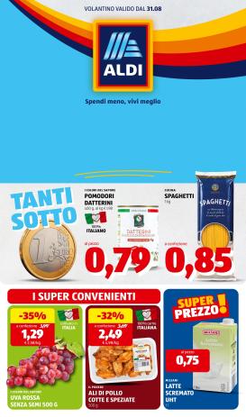 aldi - Volantino ALDI per la prossima settimana dal lunedì 31/08/2026 al domenica 06/09/2026