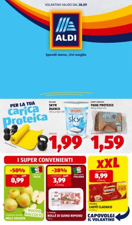 aldi - Volantino ALDI per la prossima settimana dal lunedì 28/09/2026 al domenica 04/10/2026