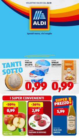 aldi - Volantino ALDI per la prossima settimana dal lunedì 26/10/2026 al domenica 01/11/2026
