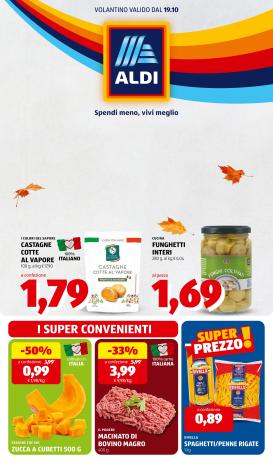 aldi - Volantino attuale di ALDI valido dal lunedì 19/10/2026 al domenica 25/10/2026