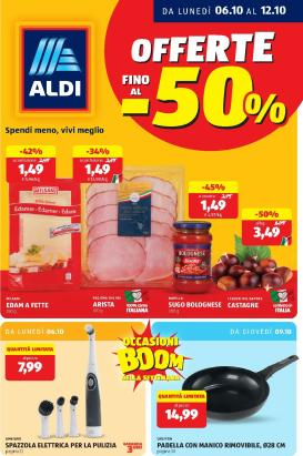 aldi - Volantino ALDI valido dal 06/10 al 12/10