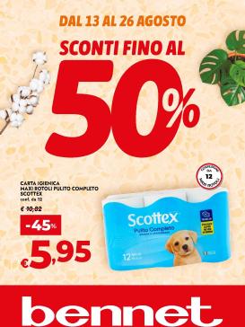 bennet - Volantino attuale di Bennet valido dal giovedì 13/08/2026 al mercoledì 26/08/2026