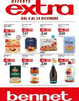 bennet - Volantino Bennet - Offerte extra valido dal 04/12 al 14/12