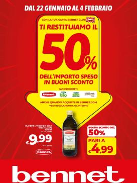 bennet - Volantino Bennet valido dal 22/01 al 04/02