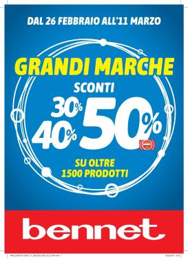 bennet - Volantino Bennet valido dal 26/02/2026 al 11/03/2026