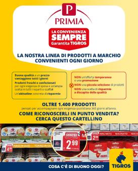 tigros - Volantino Tigros - Catalogo Primia valido dal 02/09/2026 al 15/09/2026