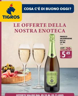 tigros - Volantino Tigros - Le Offerte della Nostra Enoteca valido dal 29/10 al 25/11