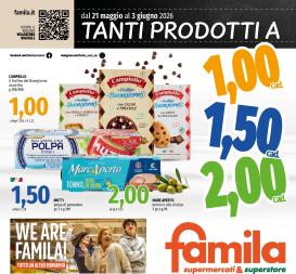 famila - Volantino attuale di Famila valido dal lunedì 25/05/2026 al mercoledì 03/06/2026