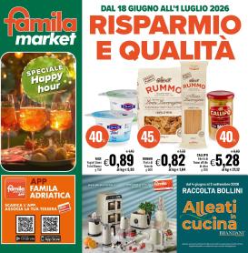 famila - Volantino futuro Famila Market valido dal giovedì 18/06/2026 al mercoledì 01/07/2026