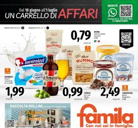 famila - Volantino attuale di Famila - Un Carrello di Affari valido dal giovedì 18/06/2026 al mercoledì 01/07/2026