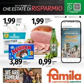 famila - Volantino attuale di Famila - Supermercati & Superstore valido dal giovedì 02/07/2026 al mercoledì 15/07/2026