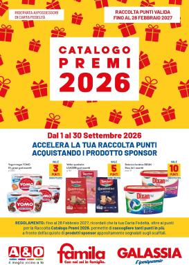 famila - Volantino attuale di Famila - Catalogo premi valido dal martedì 01/09/2026 al mercoledì 30/09/2026