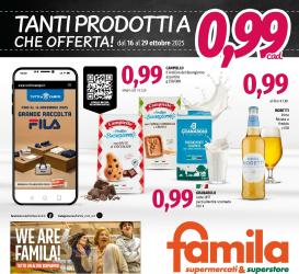 famila - Volantino Famila - Tanti prodottia valido dal 16/10 al 29/10