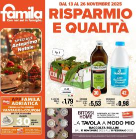 famila - Volantino Famila valido dal 13/11 al 26/11