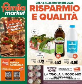 famila - Volantino Famila market valido dal 13/11 al 26/11