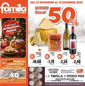 famila - Volantino Famila valido dal 27/11 al 10/12