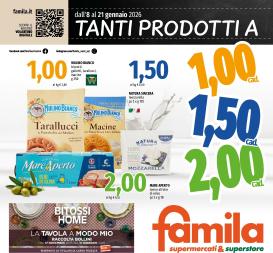 famila - Volantino Famila - Supermercati & Superstore valido dal 08/01 al 21/01