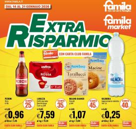 famila - Volantino Famila - Extra Risparmio valido dal 14/01 al 21/01