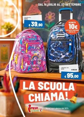 iper - Volantino attuale di Iper - La Scuola Chiama valido dal giovedì 09/07/2026 al domenica 27/09/2026