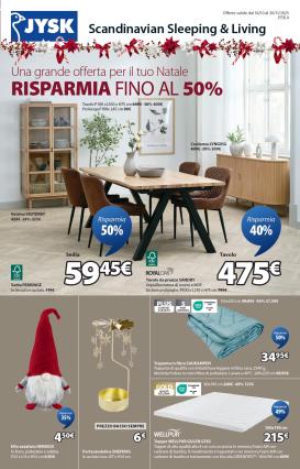 jysk - Volantino JYSK - Grandi offerte valido dal 16/10 al 30/11