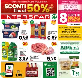 interspar - Volantino attuale di INTERSPAR valido dal lunedì 29/06/2026 al mercoledì 08/07/2026