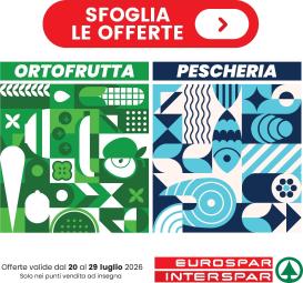 interspar - Volantino attuale di INTERSPAR - Ortofrutta e Pescheria valido dal lunedì 20/07/2026 al mercoledì 29/07/2026