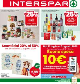 interspar - Volantino attuale di INTERSPAR valido dal giovedì 30/07/2026 al mercoledì 12/08/2026