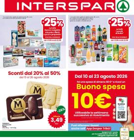 interspar - Volantino attuale di INTERSPAR valido dal giovedì 13/08/2026 al mercoledì 26/08/2026