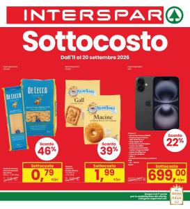 interspar - Volantino attuale di INTERSPAR valido dal venerdì 11/09/2026 al domenica 20/09/2026