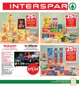 interspar - Volantino attuale di INTERSPAR - Deutch valido dal giovedì 22/10/2026 al mercoledì 04/11/2026