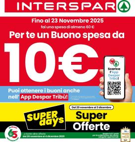 interspar - Volantino INTERSPAR valido dal 20/11 al 04/12