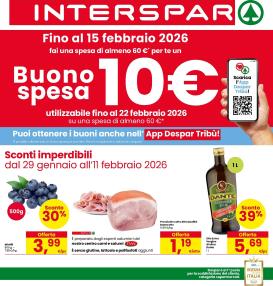 interspar - Volantino INTERSPAR valido dal 29/01 al 11/02