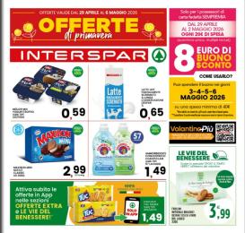 interspar - Volantino attuale di INTERSPAR valido dal mercoledì 29/04/2026 al mercoledì 06/05/2026