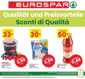 eurospar - Volantino attuale di Eurospar valido dal giovedì 03/09/2026 al mercoledì 16/09/2026
