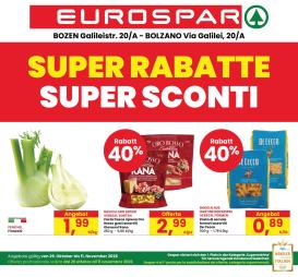 eurospar - Volantino attuale di Eurospar - Bozen, Bolzano valido dal giovedì 29/10/2026 al mercoledì 11/11/2026