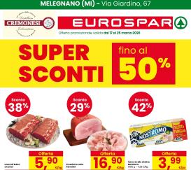 eurospar - Volantino Eurospar valido dal 17/03/2026 al 25/03/2026
