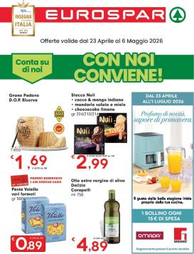 eurospar - Volantino attuale di Eurospar valido dal giovedì 23/04/2026 al mercoledì 06/05/2026