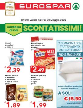 eurospar - Volantino futuro Eurospar valido dal giovedì 07/05/2026 al mercoledì 20/05/2026