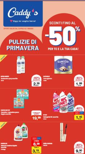 caddy-s - Volantino attuale di Caddy's - Pulizie di primavera valido dal giovedì 02/04/2026 al martedì 05/05/2026