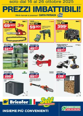bricofer - Volantino Bricofer valido dal 16/10 al 26/10