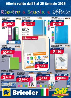 bricofer - Volantino Bricofer valido dal 08/01 al 25/01