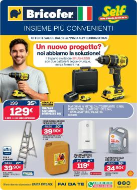 bricofer - Volantino Bricofer valido dal 15/01 al 01/02