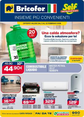bricofer - Volantino Bricofer valido dal 05/02/2026 al 22/02/2026