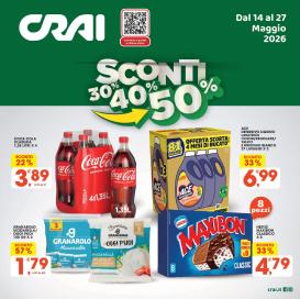 crai - Volantino attuale di Crai valido dal giovedì 14/05/2026 al mercoledì 27/05/2026