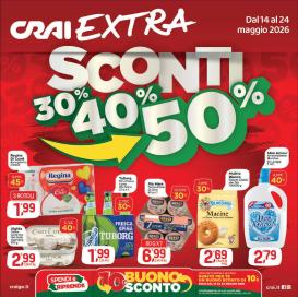 crai - Volantino attuale di Crai - Extra valido dal giovedì 14/05/2026 al domenica 24/05/2026