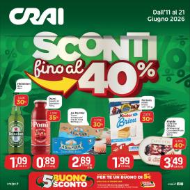 crai - Volantino futuro Crai valido dal giovedì 11/06/2026 al domenica 21/06/2026
