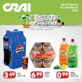 crai - Volantino attuale di Crai - L'estate E' Scontata valido dal giovedì 20/08/2026 al mercoledì 02/09/2026